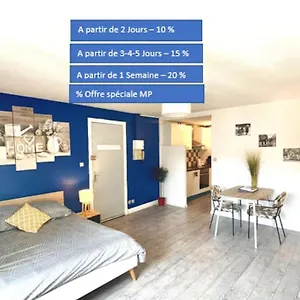 Centre 30m2 Calme Cour Intérieure Vélo Netflix Moissac